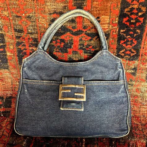 fendi denim handbags|vintage fendi bags authentic.